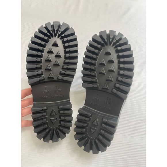 Jeffrey Campbell Platform Sandals Size 7 Black Chunky Y2K - Picture 8 of 8